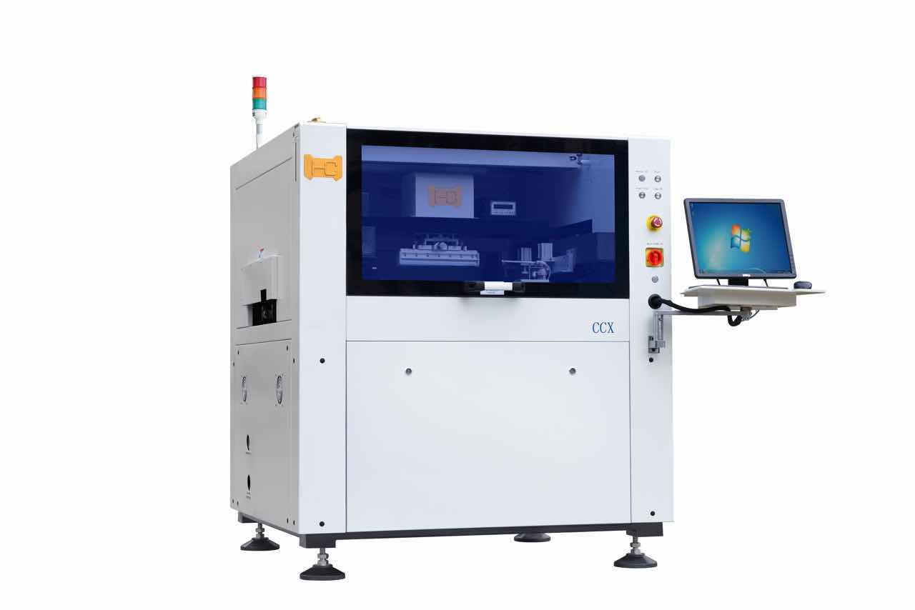 High precision SMT screen printer , automatic stencil printer , solder